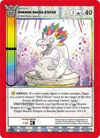 Horned Snake Statue - Native: First Edition - MetaZoo card