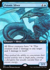 Psionic Sliver (Extended Art) - Secret Lair Drop Series - Magic: The Gathering card