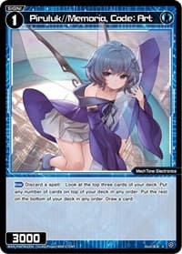 Piruluk//Memoria, Code: Art - Spread Diva - WIXOSS card