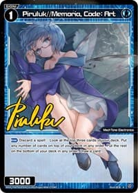 Piruluk//Memoria, Code: Art (Parallel Foil) - Spread Diva - WIXOSS card
