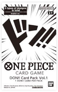 DON!! Card Pack Vol. 1 - One Piece Promotion Cards - One Piece Card Game card