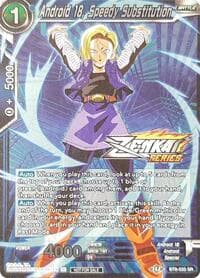 Android 18, Speedy Substitution (Event Pack 11) - Tournament Promotion Cards - Dragon Ball Super: Masters card