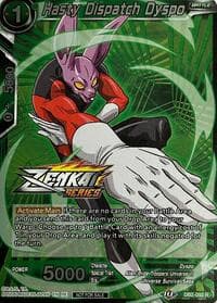 Hasty Dispatch Dyspo (Event Pack 11) - Tournament Promotion Cards - Dragon Ball Super: Masters card