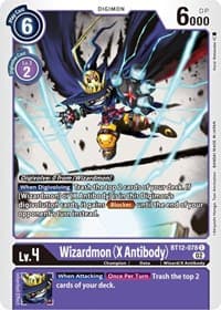 Wizardmon (X Antibody) - Across Time - Digimon Card Game card