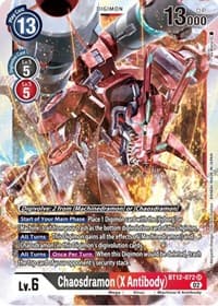 Chaosdramon (X Antibody) - Across Time - Digimon Card Game card