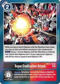 Super Eradication Attack - Across Time - Digimon Card Game card