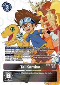 Tai Kamiya (Alternate Art) - Across Time - Digimon Card Game card
