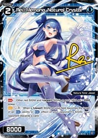 Rei//Memoria, Natural Crystal (Parallel Foil) - Spread Diva - WIXOSS card
