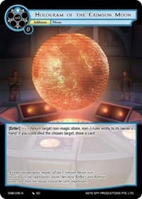 Hologram of the Crimson Moon - Crimson Moon's Battleground - Force of Will card