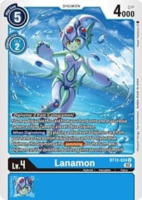 Lanamon - Across Time - Digimon Card Game card