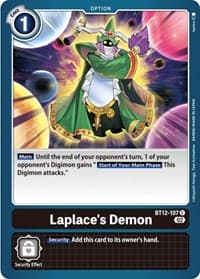 Laplace's Demon - Across Time - Digimon Card Game card