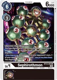 Sephirothmon - Across Time - Digimon Card Game card