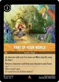 Part of Your World - The First Chapter - Disney Lorcana card