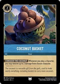Coconut Basket - The First Chapter - Disney Lorcana card