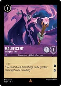 Maleficent - Biding Her Time - The First Chapter - Disney Lorcana card