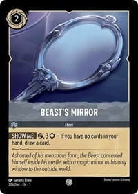 Beast's Mirror - The First Chapter - Disney Lorcana card