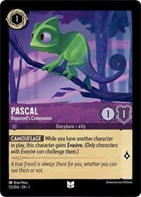 Pascal - Rapunzel's Companion - The First Chapter - Disney Lorcana card