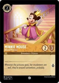 Minnie Mouse - Beloved Princess - The First Chapter - Disney Lorcana card