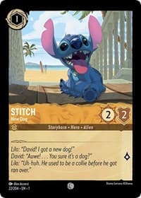 Stitch - New Dog - The First Chapter - Disney Lorcana card