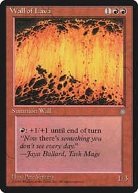 Wall of Lava - Ice Age - Magic: The Gathering card