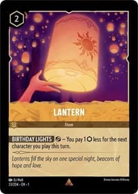 Lantern - The First Chapter - Disney Lorcana card