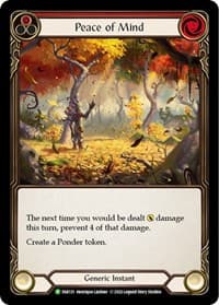 Peace of Mind - FAB131 - Flesh and Blood: Promo Cards - Flesh and Blood TCG card