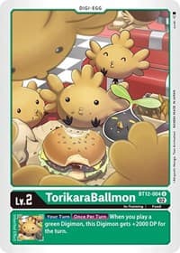 TorikaraBallmon - Across Time - Digimon Card Game card