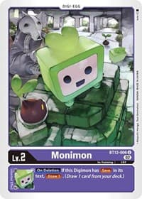Monimon - Across Time - Digimon Card Game card