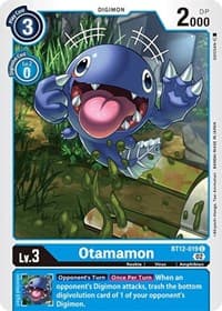 Otamamon - Across Time - Digimon Card Game card
