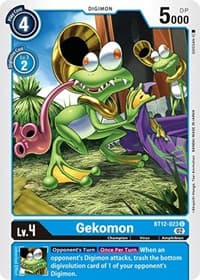 Gekomon - Across Time - Digimon Card Game card