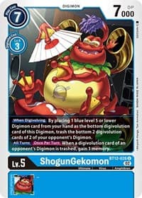 ShogunGekomon - Across Time - Digimon Card Game card