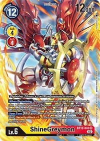 ShineGreymon (Alternate Art) - Across Time - Digimon Card Game card