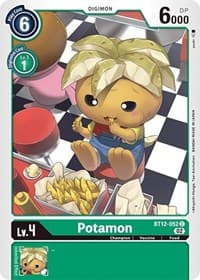 Potamon - Across Time - Digimon Card Game card