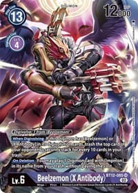 Beelzemon (X Antibody) (Alternate Art) - Across Time - Digimon Card Game card