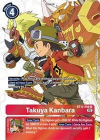 Takuya Kanbara (Alternate Art) - Across Time - Digimon Card Game card