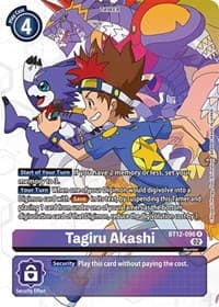 Tagiru Akashi (Alternate Art) - Across Time - Digimon Card Game card