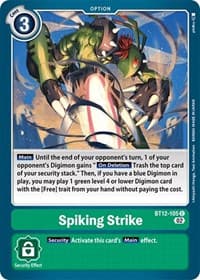 Spiking Strike - Across Time - Digimon Card Game card