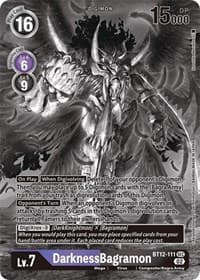 DarknessBagramon (Alternate Art) (Black & White) - Across Time - Digimon Card Game card