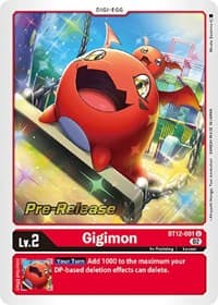 Gigimon - Across Time Pre-Release Cards - Digimon Card Game card