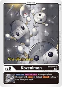 Kozenimon - Across Time Pre-Release Cards - Digimon Card Game card