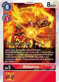 Aldamon - Across Time Pre-Release Cards - Digimon Card Game card