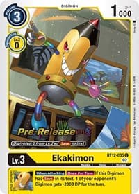 Ekakimon - Across Time Pre-Release Cards - Digimon Card Game card