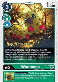 Wormmon - Across Time Pre-Release Cards - Digimon Card Game card