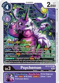 Psychemon - Across Time Pre-Release Cards - Digimon Card Game card