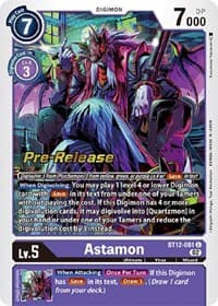 Astamon - Across Time Pre-Release Cards - Digimon Card Game card