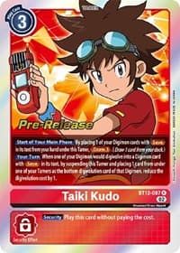 Taiki Kudo - Across Time Pre-Release Cards - Digimon Card Game card