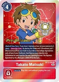 Takato Matsuki - Across Time Pre-Release Cards - Digimon Card Game card