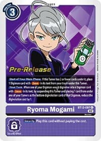 Ryoma Mogami - Across Time Pre-Release Cards - Digimon Card Game card