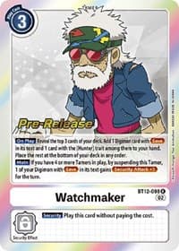 Watchmaker - Across Time Pre-Release Cards - Digimon Card Game card