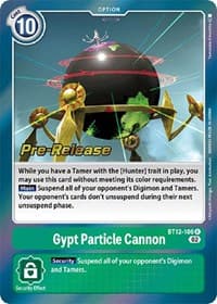 Gypt Particle Cannon - Across Time Pre-Release Cards - Digimon Card Game card